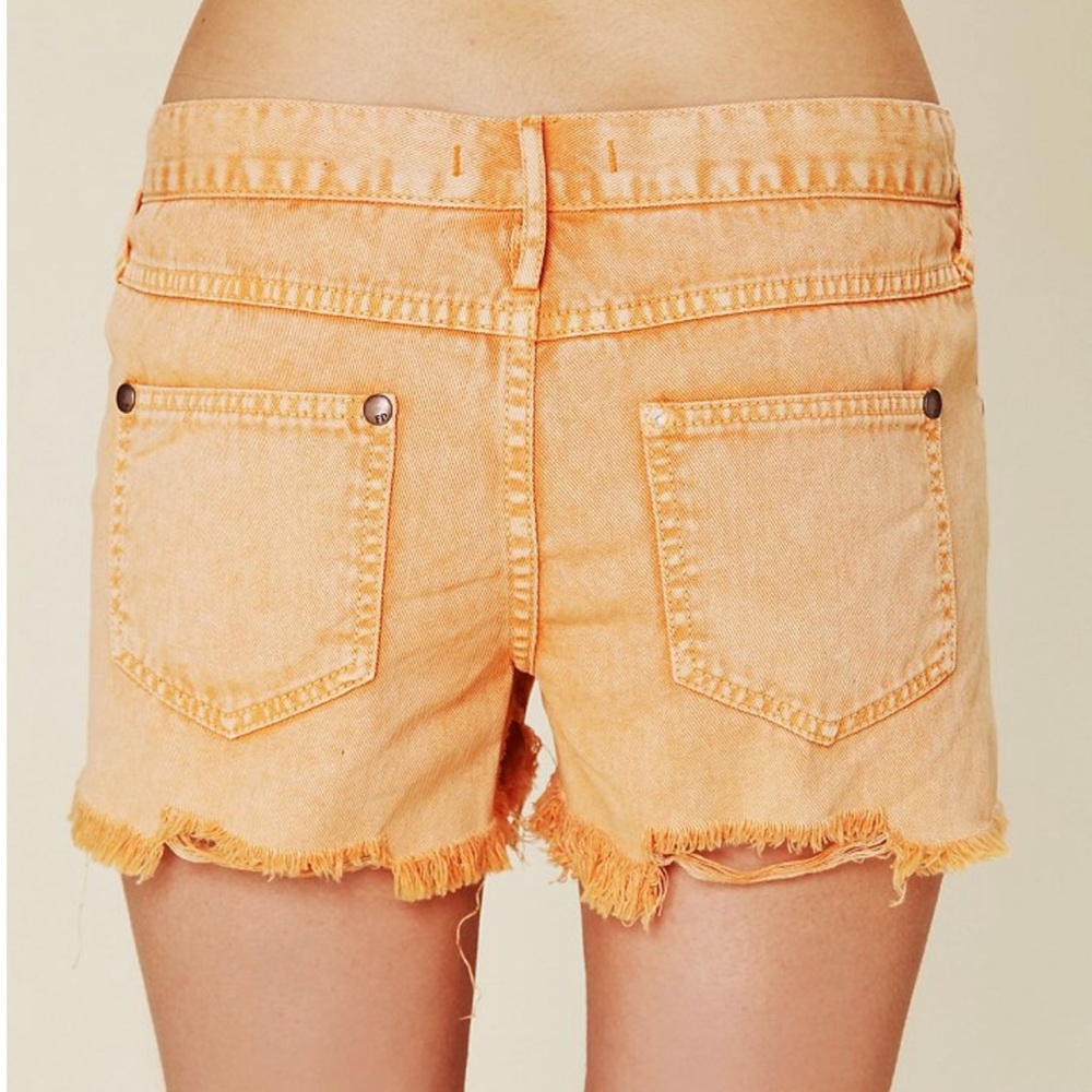 Free People burnt orange shorts
